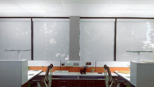 tambient lighting in an open office